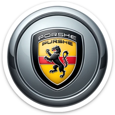 porsche logo to copy on my keyboard sticker