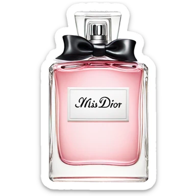 Miss dior perfume sticker