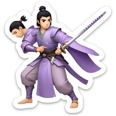 Gentle Samurai sticker