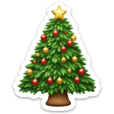 Christmas tree ￼ sticker