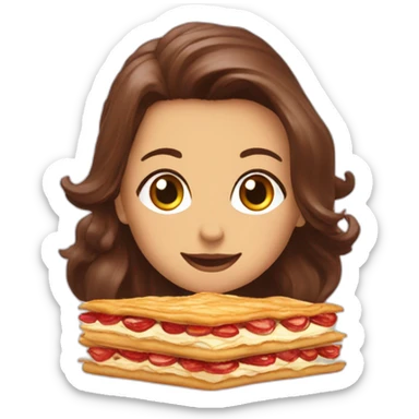 kaya mille feuille sticker