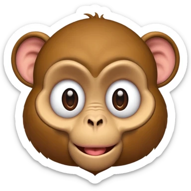 upset black woman rolling her eyes now make it monkey sticker