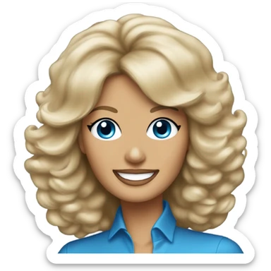 Farrah facet sticker