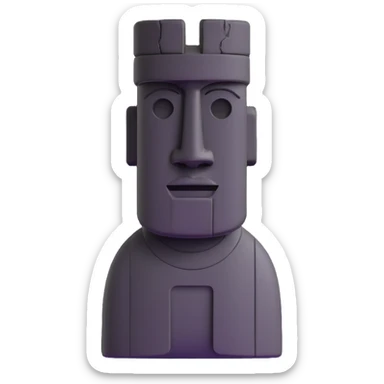 sigma moai sticker