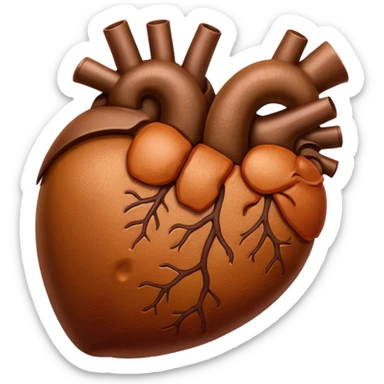 Make human liver iPhone emoji style sticker