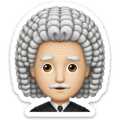Courtroom Items, only a Judge’s Wig 

 sticker
