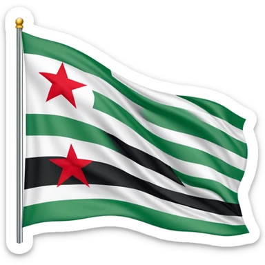 Syrische Revolution Flagge  sticker