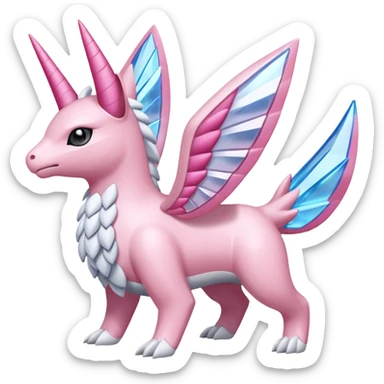 Diancie-Palkia-Amaura-Aurorus-aesthetic-fusion sticker