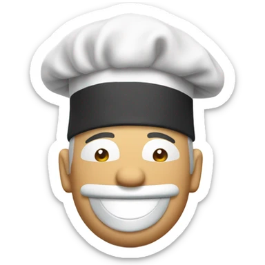 Gorro de chef  sticker