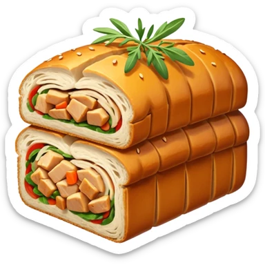 chicken loaf sticker
