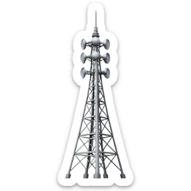 communication tower sticker