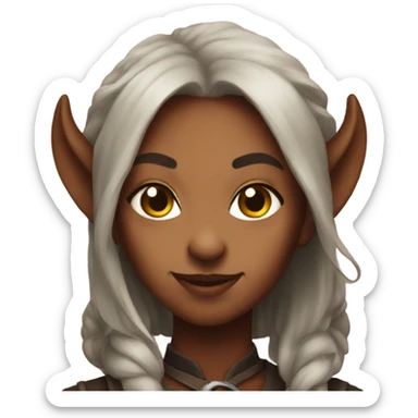 Girl Tiefling sticker