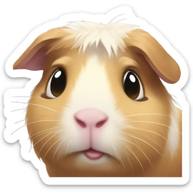 Guinea pig crying sticker