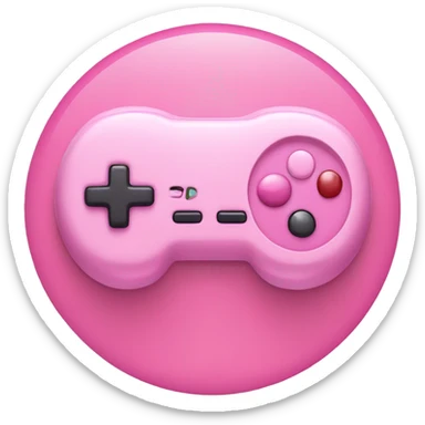 Pink gaming device sticker