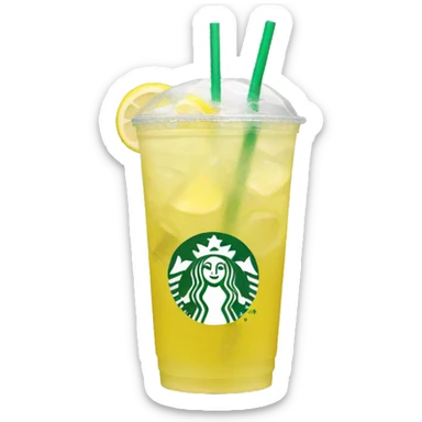 starbucks lemonade  sticker