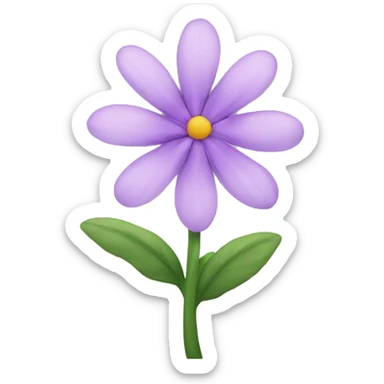Flower sticker