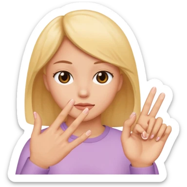 fingers into a pussy sticker