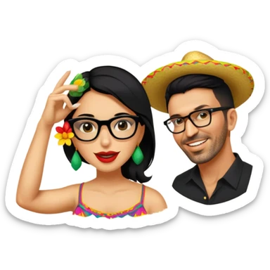 Vibrant Festival Singer sticker