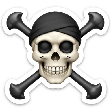 Make luffy jolly Roger emoji sticker