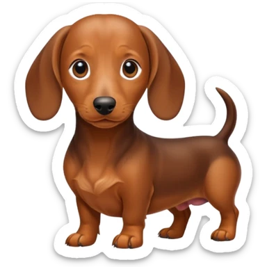 Perro salchicha sticker
