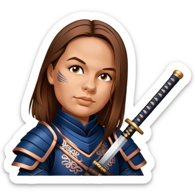 Vigilant Samurai sticker