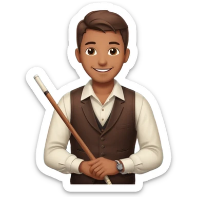 billiard dealer sticker