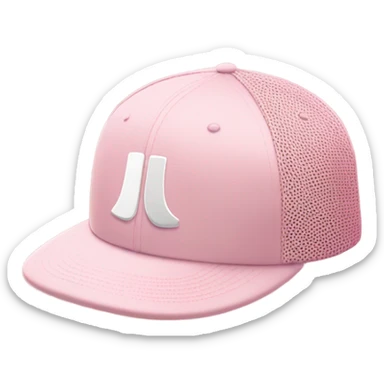 light pink Nike Cap sticker