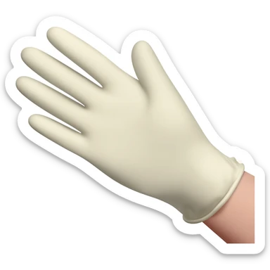 latex gloves sticker