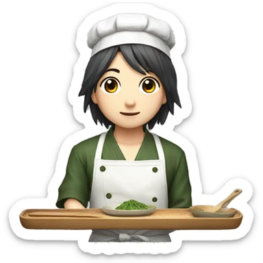 Cocina japonesa con Yuta  sticker