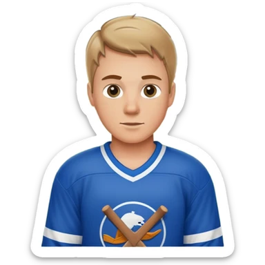 blue collar white boy who farms and plays hockey  sticker