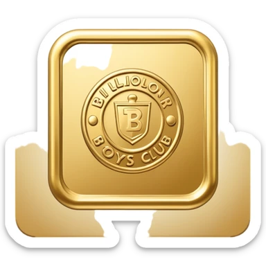 BBC Billion Dollar Boys club pass sticker