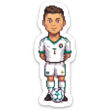 Cristiano Ronaldo iconic footballer sticker