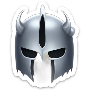 The knight of "hollow knight" sticker