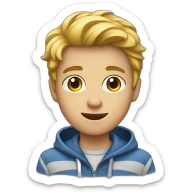 A single boy sticker