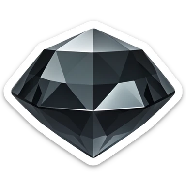Black diamond sticker