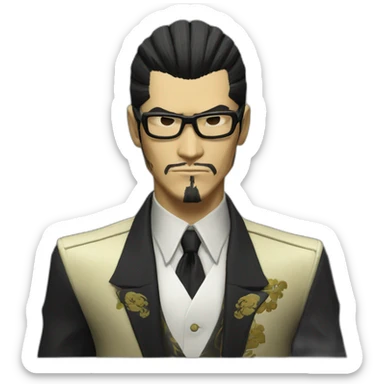 goro majima from yakuza sticker