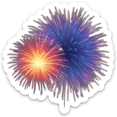 fireworks sticker