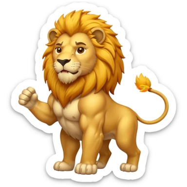 🦁💪 sticker