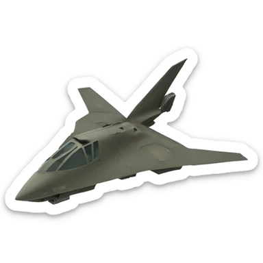 A broken UCAV crashing sticker