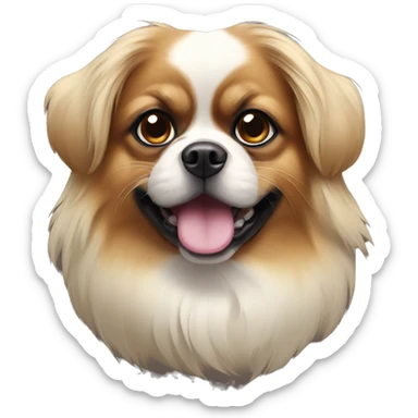 tibetan spaniel sticker
