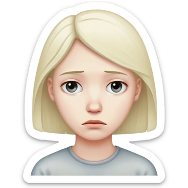 Dying of loneliness  sticker