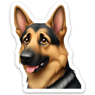 German shepherd  sticker