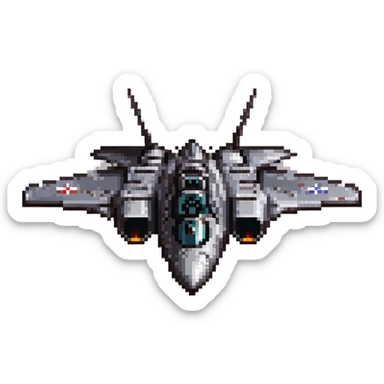 SR-71 Blackbird reconnaissance jet sticker