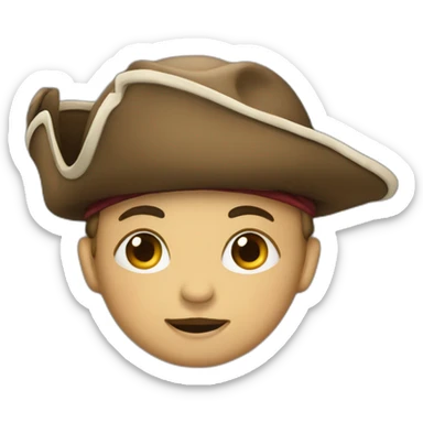 Bebé disfrazado de pirata  sticker