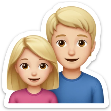 A girl telling boy , stop looking like that it's make me blush sticker