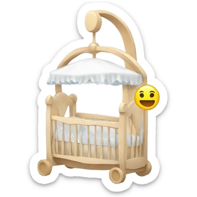 Baby crib mobile sticker