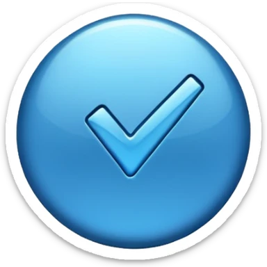I want an blue meta verified tick sticker