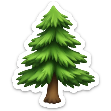 Pine tree sticker