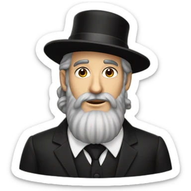 Hasidic Jew sticker