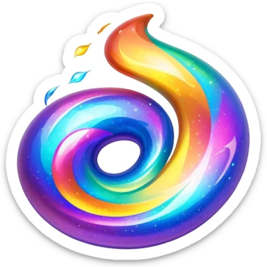 Shiny Epic Sparkly Aurora NFlame sticker